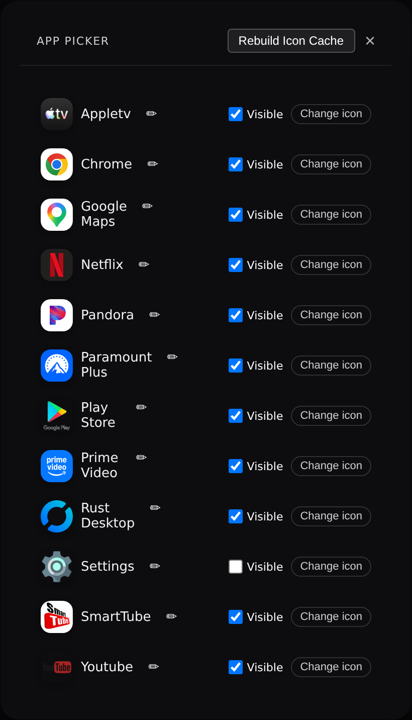 App Picker